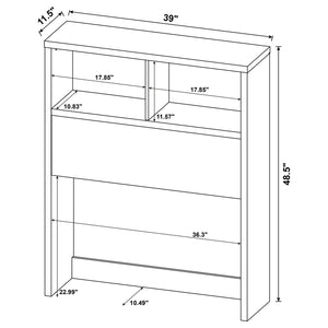 Coaster Westpark 3-Piece Twin Bedroom Set Bookcase Headboard Pine