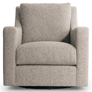 Bernhardt Ventura Beige Fabric Swivel Chair