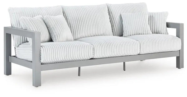 Hurley Park Outdoor Sofa with Cushion Gray