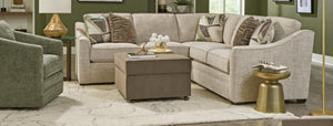 Craftmaster Essentials Saturn Fabric Contemporary Swivel Armchair