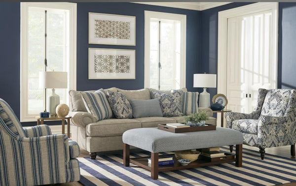 Craftmaster Essentials Kais Fabric Traditional Stationary Loveseat