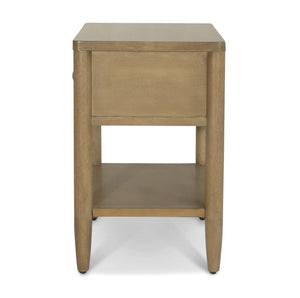 Seawinds Finn & Louise Chatham Warm Maple 1-Drawer USB Nighstand
