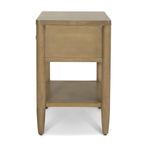 Seawinds Finn & Louise Chatham Warm Maple 1-Drawer USB Nighstand