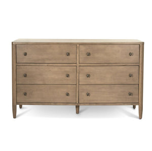 Seawinds Finn & Louise Chatham Warm Maple 6-Drawer Dresser