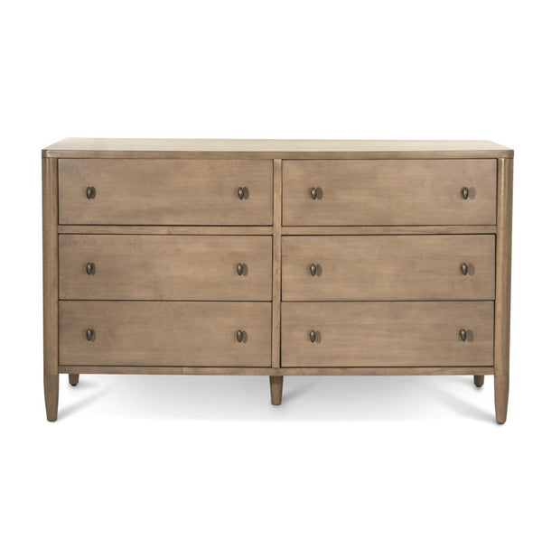 Seawinds Finn & Louise Chatham Warm Maple 6-Drawer Dresser