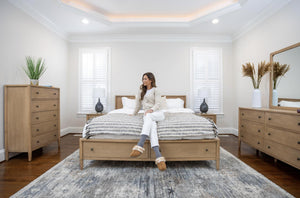 Seawinds Finn & Louise Chatham King Warm Maple Storage Complete Bed