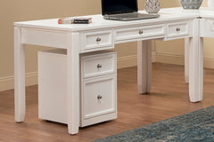 Parker House Boca Collection 57 Writing Desk in Cottage White Color