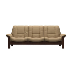 Stressless Buckingham Brown Low Back Paloma Sofa