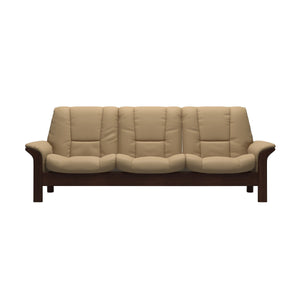 Stressless Buckingham Brown Low Back Paloma Sofa