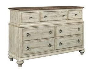 Kincaid Weatherford Cornsilk Wellington 7-Drawer Dresser