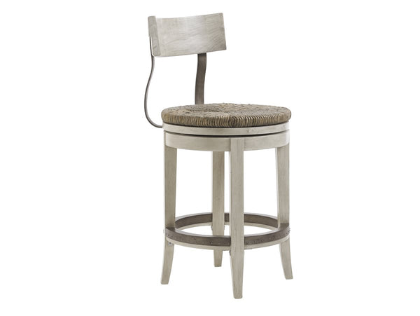 Oyster Bay by Lexington Merrick Swivel Counter Stool