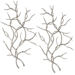 Uttermost Silver Branch Set of 2