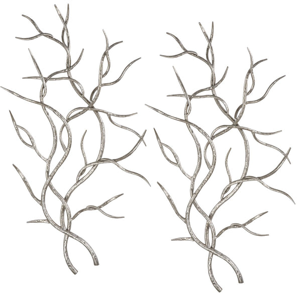 Uttermost Silver Branch Set of 2