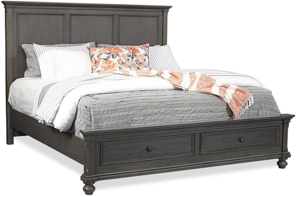 Aspenhome Oxford Peppercorn King Panel Headboard