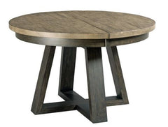 Kincaid Plank Road Button Dining Table in Charcoal