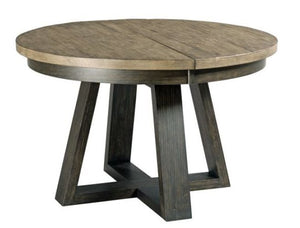Kincaid Plank Road Button Dining Table in Charcoal