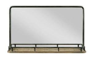 Kincaid Plank Road Westwood Beveled Glass Landscape Rectangular Mirror in Stone