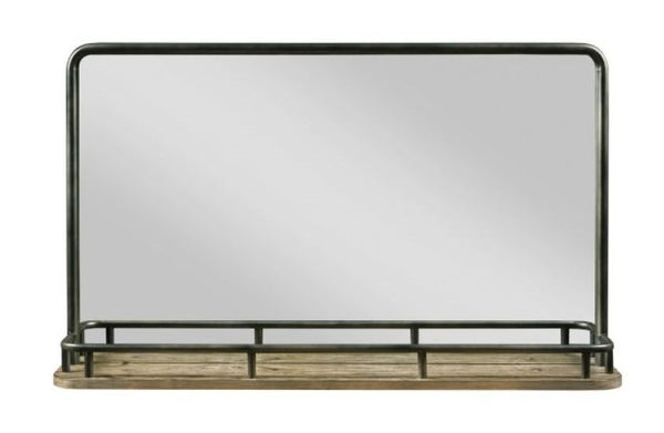 Kincaid Plank Road Westwood Beveled Glass Landscape Rectangular Mirror in Stone