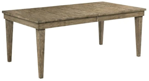 Kincaid Plank Road Rankin Rectangular Leg Table in Stone