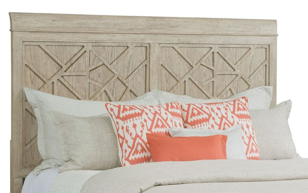 American Drew Vista Oyster Altamonte White Oak Queen Headboard