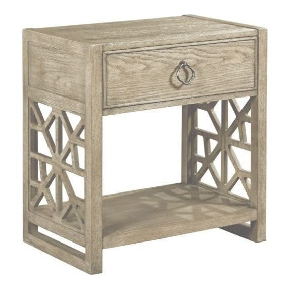 American Drew Vista Oyster Delray Open Nightstand