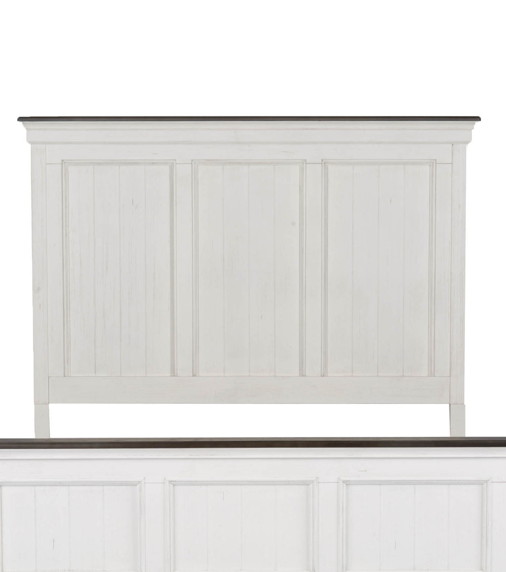 Liberty Furniture Allyson Park Wire Brushed White King Panel White Headboard