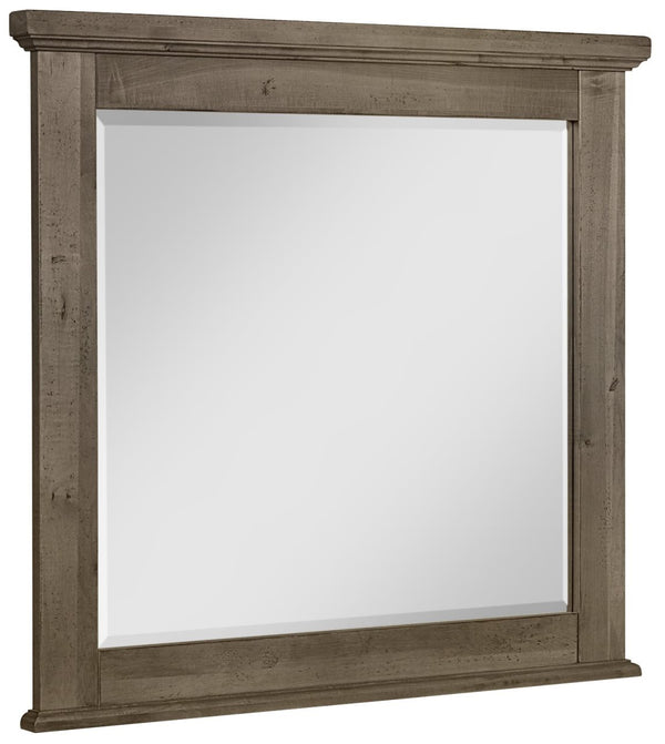 Vaughan-Bassett Cool Rustic Stone Grey Landscape Mirror