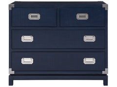 Universal Escape Coastal Living 4-Drawer Marina Blue Chest