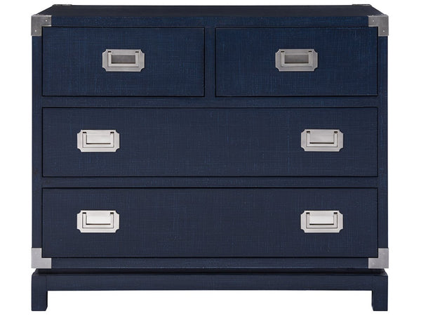 Universal Escape Coastal Living 4-Drawer Marina Blue Chest