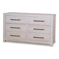 Vaughan Bassett Joinery White Oak 6-Drawer Dresser