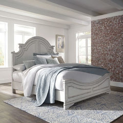 Liberty King Upholstered Panel Bed Magnolia Manor