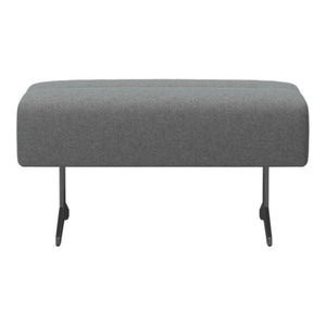 Stressless Stella Large Ottoman in Palmoa Special Silver Grey