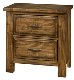 Vaughan-Bassett Maple Road Antique Amish 2-Drawer Nightstand