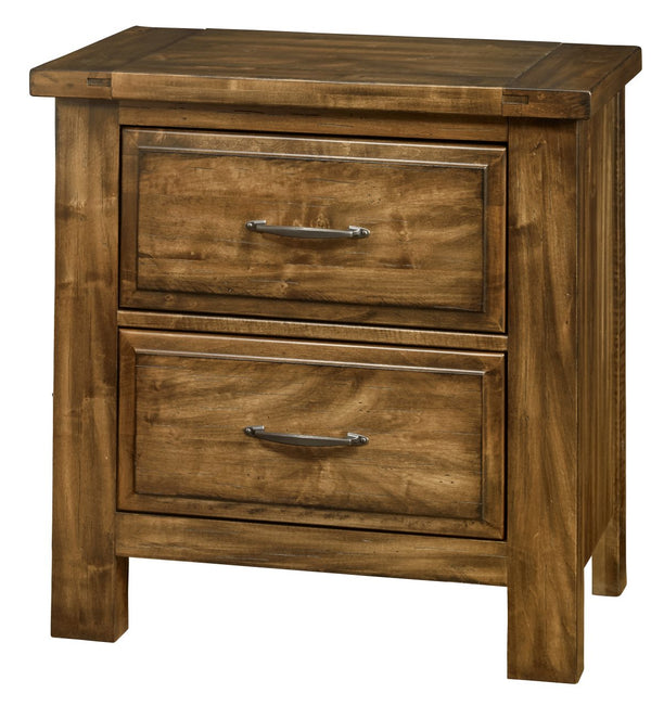 Vaughan-Bassett Maple Road Antique Amish 2-Drawer Nightstand