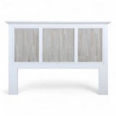 Madison Avenue Tradewinds Antique White & French Gray Queen Headboard