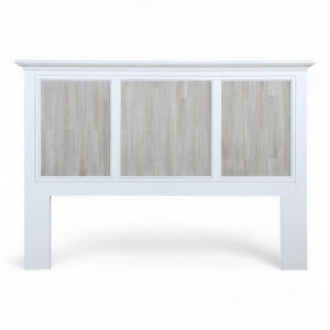 Madison Avenue Tradewinds Antique White & French Gray Queen Headboard