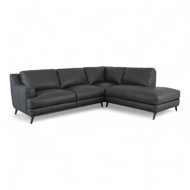 Softline 2-Piece Sectional with Chaise In Caruso Slate