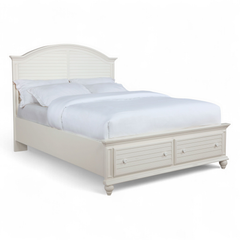 Madison Avenue Seaside White Queen Headboard