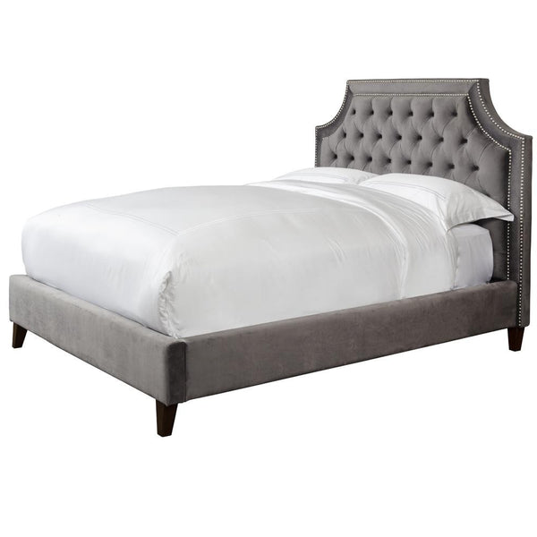 Parker House Jasmine King Bed Flannel Grey