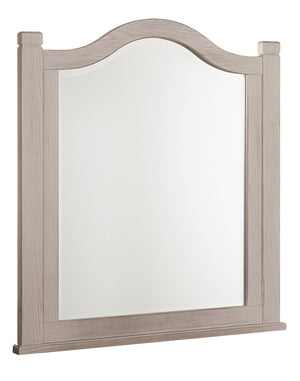 Vaughan-Bassett Bungalow Dover Grey Two-Tone Arch Mirror