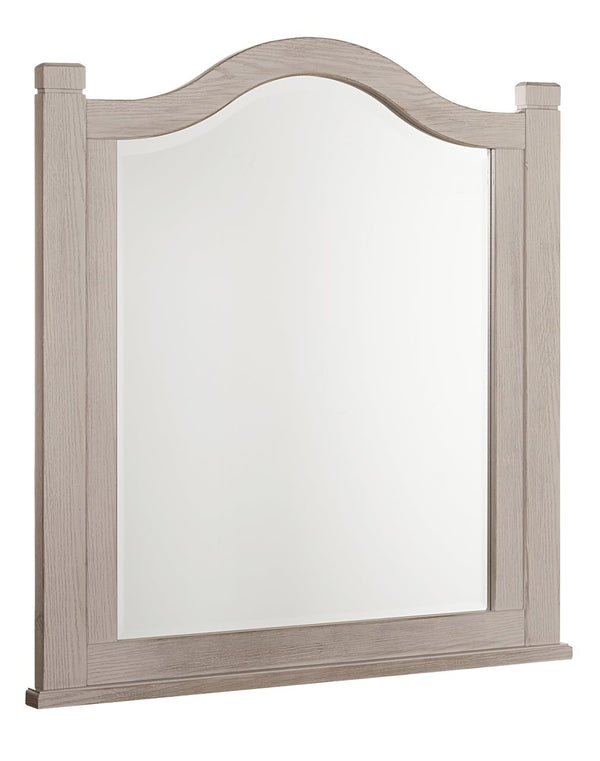 Vaughan-Bassett Bungalow Dover Grey Two-Tone Arch Mirror