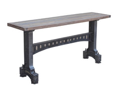 Home Trends Design Old Mill 66 Inch Cast Iron Console Table