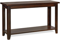 aspenhome alder grove sofa table in tobacco
