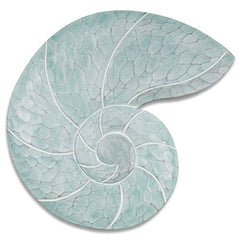 T.I. Design Nautilus Shell Seafoam Wall Art