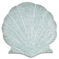 T.I. Design Scallop Shell Seafoam Wall Art