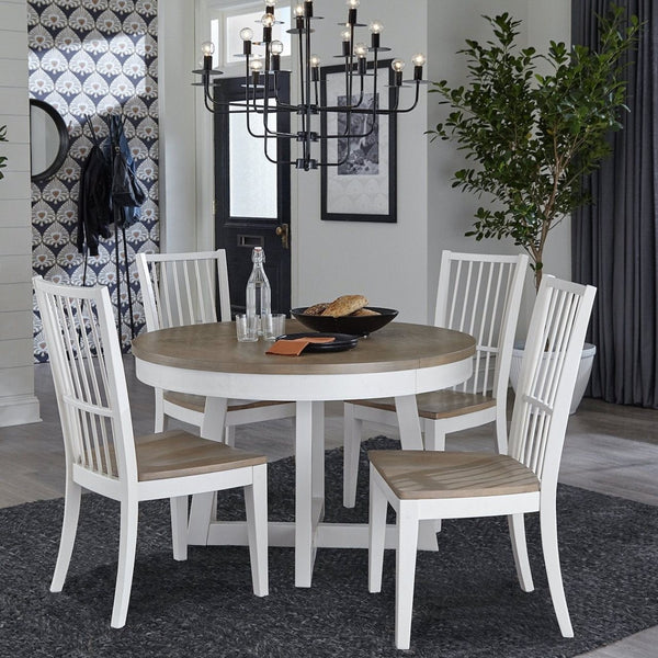 Parker House Americana 48" Round Dining Table & 4 Side Chairs