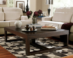 Watson Boho Haven Rectangle Coffee Table Dark Brown