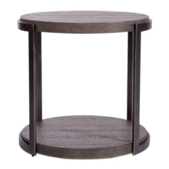 Liberty Furniture Modern View Gauntlet Gray End Table