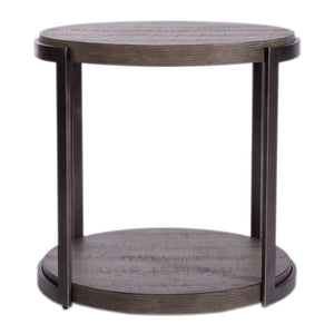 Liberty Furniture Modern View Gauntlet Gray End Table