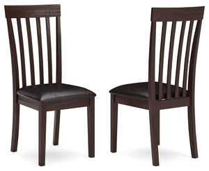 Hammis Upholstered Dining Side Chair Dark Brown